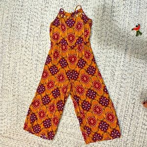 Super cute Xhilaration jumpsuit, small, orange fall colors,